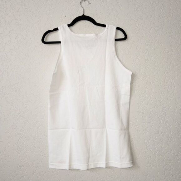 NWT Best x Breezy Excursion White Muscle Tank Size Small - Picture 4 of 4